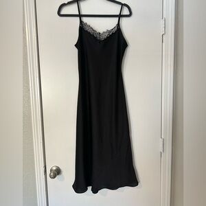 Wilifred ARITZIA Lace Slip Dress Black